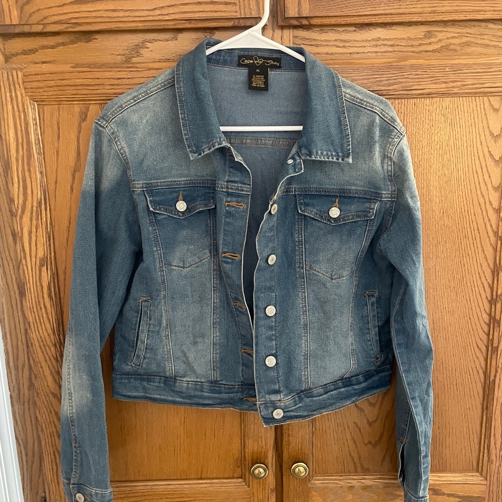 Caslon Women's Blue Denim Jacket